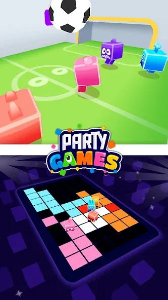 Скачать Party Games — 13 Mini Games взлом на бесконечные деньги + мод меню screen 1