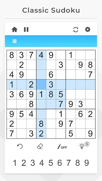 Скачать Sudoku — Offline Games взлом на бесконечные деньги + мод меню screen 1