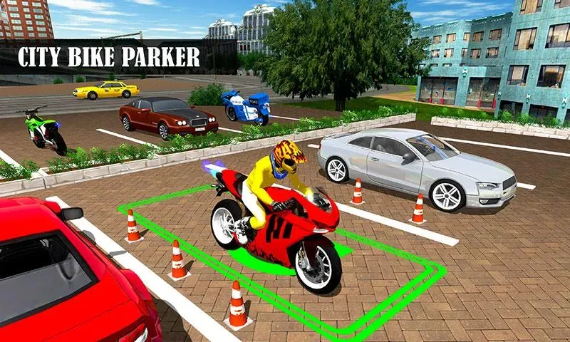 Скачать Bike Parking Moto Driving Game (Ларонг Парадахан нг Бисиклета) взлом на бесконечные деньги + мод меню screen 1