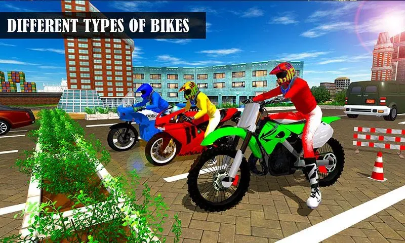 Скачать Bike Parking Moto Driving Game (Ларонг Парадахан нг Бисиклета) взлом на бесконечные деньги + мод меню screen 2