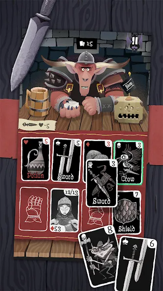 Скачать Card Crawl (Кард Кролл) взлом на бесконечные деньги + мод меню screen 1