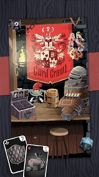 Скачать Card Crawl (Кард Кролл) взлом на бесконечные деньги + мод меню screen 2