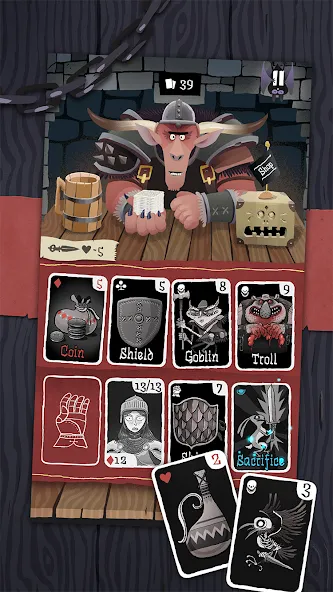 Скачать Card Crawl (Кард Кролл) взлом на бесконечные деньги + мод меню screen 3