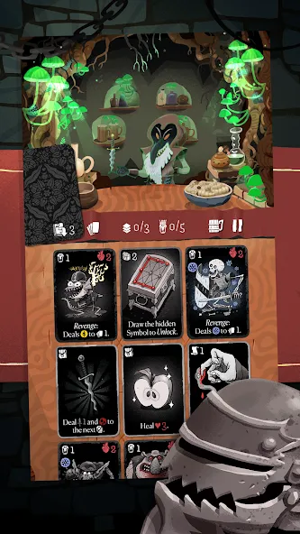 Скачать Card Crawl Adventure (Кард Кроул Приключение) взлом на бесконечные деньги + мод меню screen 3