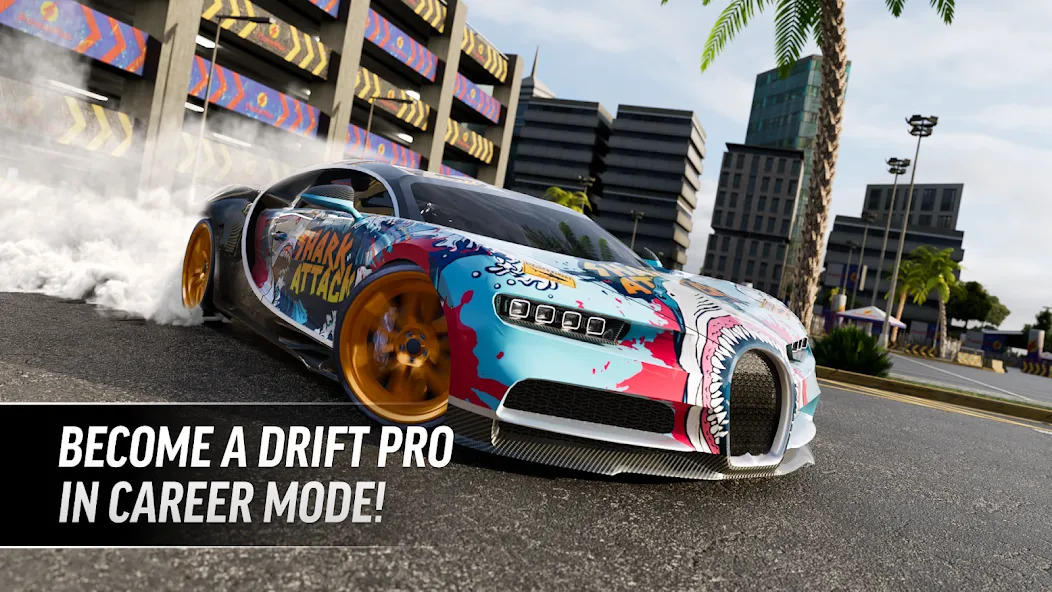 Скачать Drift Max Pro Car Racing Game (Дрифт Макс Про) взлом на бесконечные деньги + мод меню screen 1