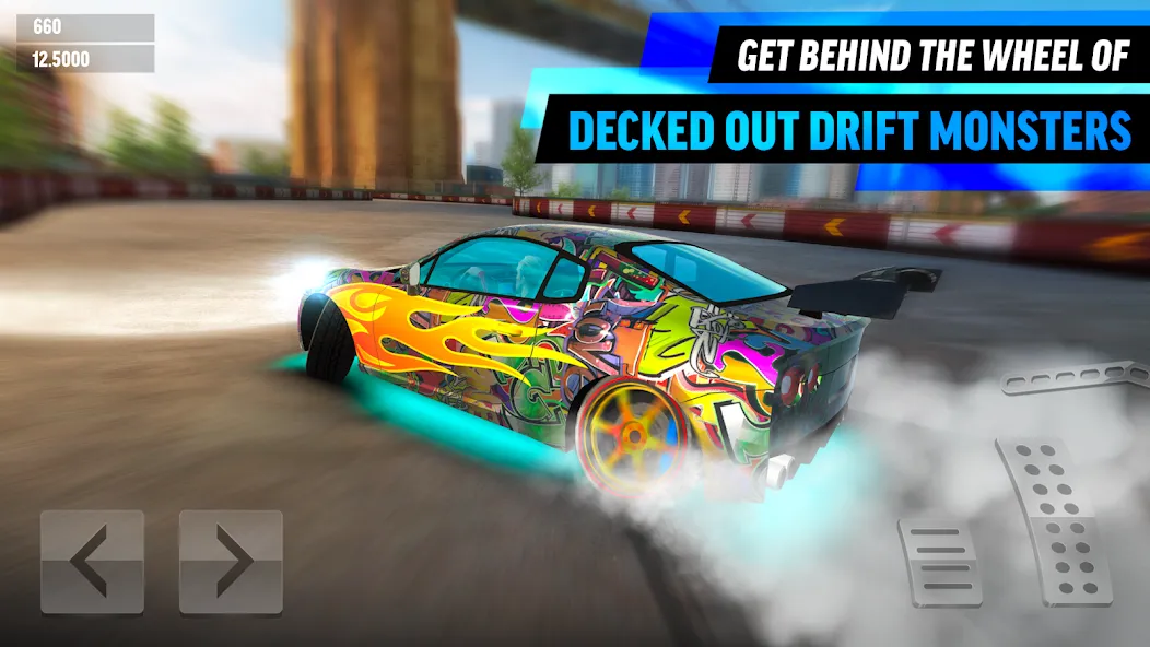 Скачать Drift Max World — Racing Game (Дрифт Макс Ворлд) взлом на бесконечные деньги + мод меню screen 1