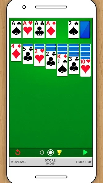 Скачать SOLITAIRE CLASSIC CARD GAME взлом на бесконечные деньги + мод меню screen 1