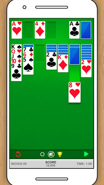 Скачать SOLITAIRE CLASSIC CARD GAME взлом на бесконечные деньги + мод меню screen 2