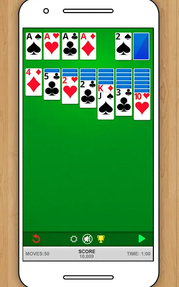 Скачать SOLITAIRE CLASSIC CARD GAME взлом на бесконечные деньги + мод меню screen 5