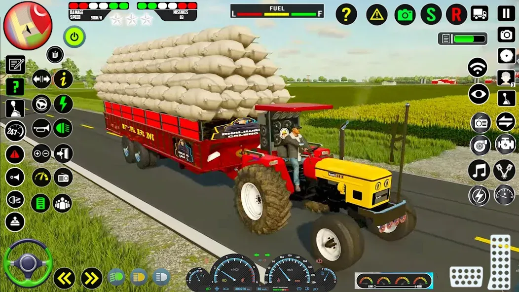 Скачать Tractor Farming Games 2023 взлом на бесконечные деньги + мод меню screen 1