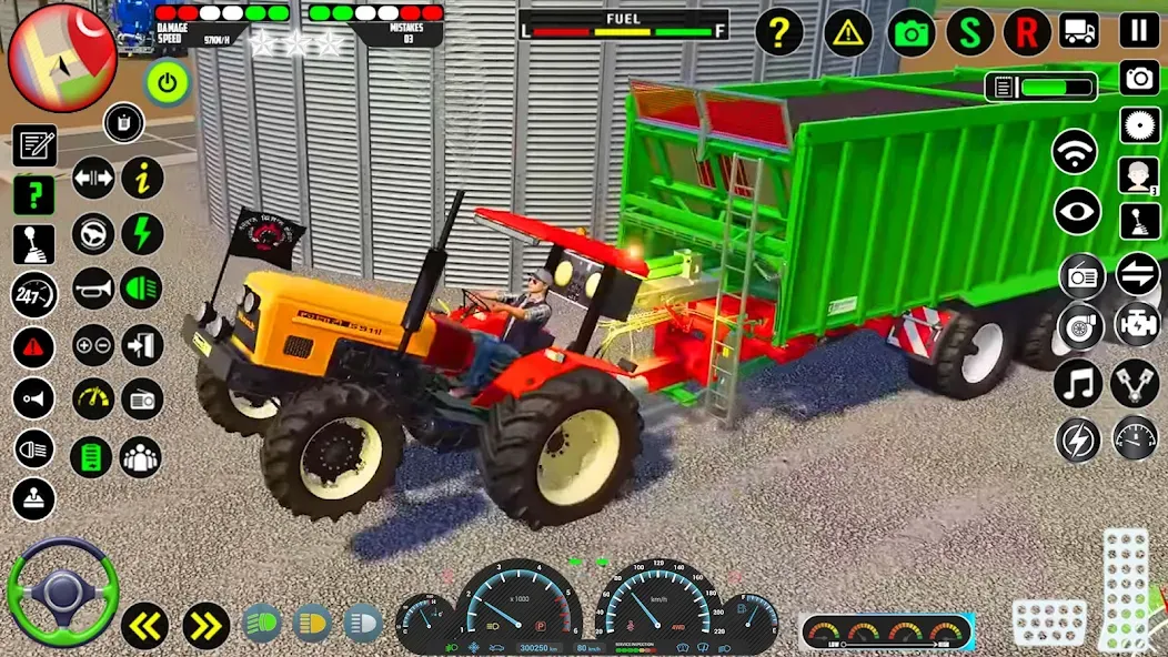 Скачать Tractor Farming Games 2023 взлом на бесконечные деньги + мод меню screen 4