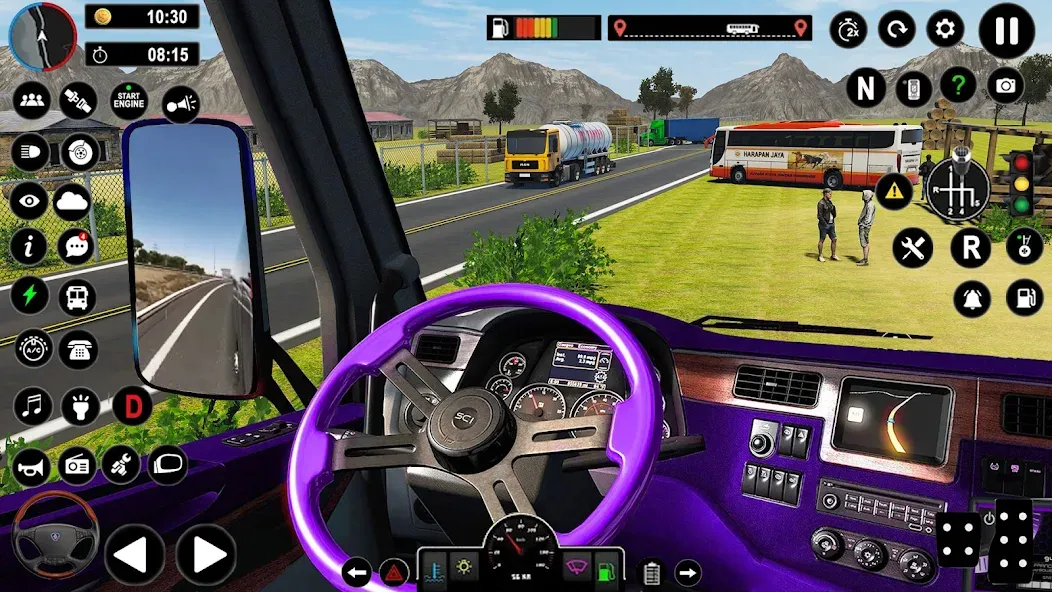 Скачать Coach Bus Games: Bus Simulator (Коуч Бас Геймс) взлом на бесконечные деньги + мод меню screen 3