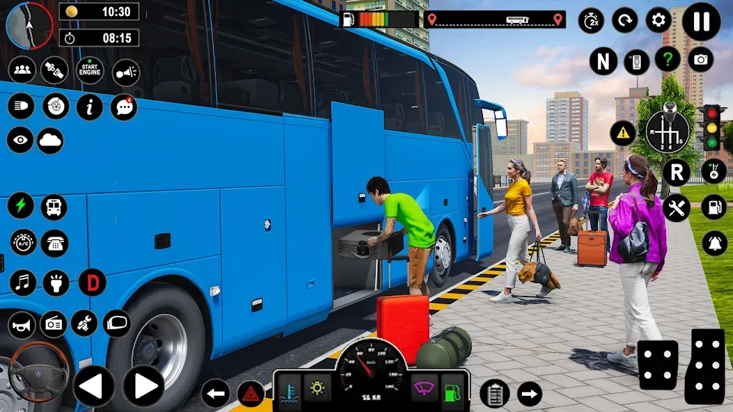 Скачать Coach Bus Games: Bus Simulator (Коуч Бас Геймс) взлом на бесконечные деньги + мод меню screen 4