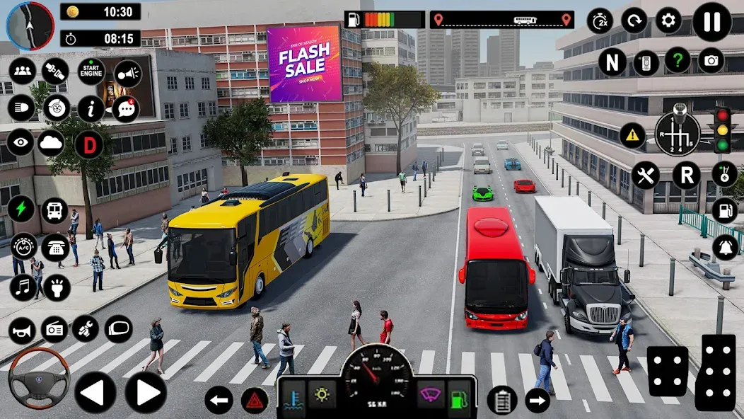 Скачать Coach Bus Games: Bus Simulator (Коуч Бас Геймс) взлом на бесконечные деньги + мод меню screen 5