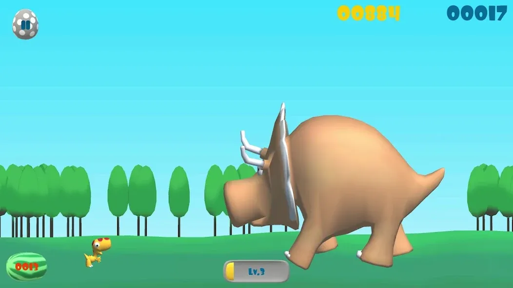 Скачать Dinosaur Run (Динозавр Ран) взлом на бесконечные деньги + мод меню screen 3