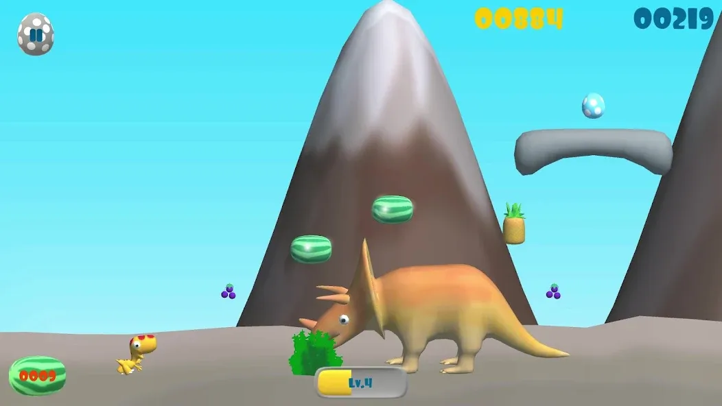 Скачать Dinosaur Run (Динозавр Ран) взлом на бесконечные деньги + мод меню screen 4