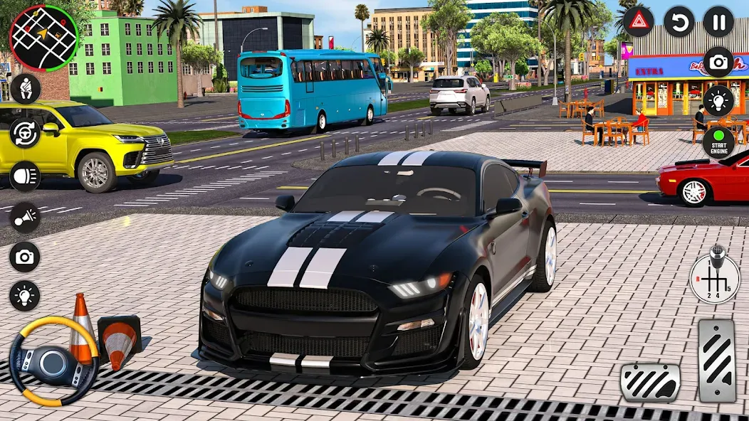 Скачать City Car Simulator & Car City взлом на бесконечные деньги + мод меню screen 1