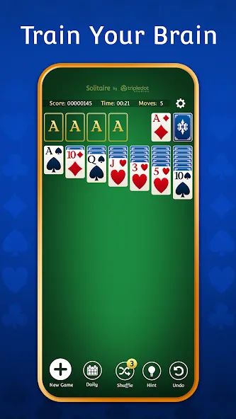 Скачать Solitaire: Classic Card Games взлом на бесконечные деньги + мод меню screen 1