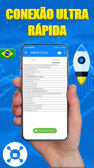 Скачать TERROR CLOUD — (INTERNET VPN) (ТЕРРОР КЛАУД Террор облако) взлом на бесконечные деньги + мод меню screen 3