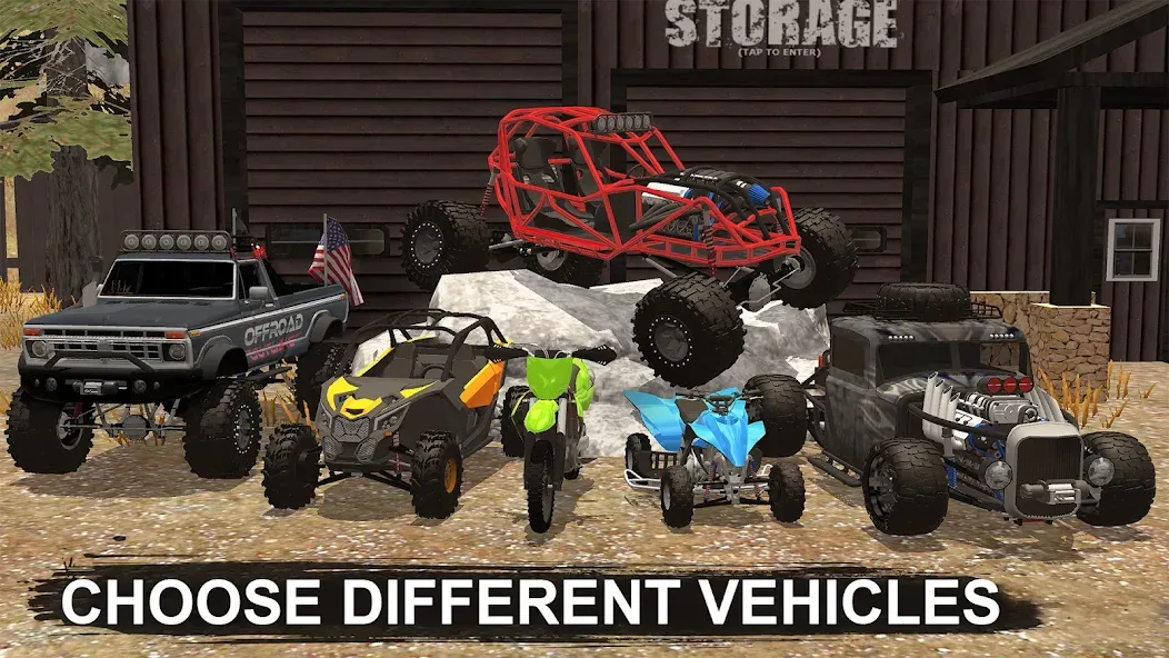 Скачать Offroad Racing & Mudding Games взлом на бесконечные деньги + мод меню screen 3