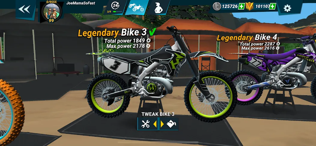 Скачать Mad Skills Motocross 3 (Мэд Скиллз Мотокросс 3) взлом на бесконечные деньги + мод меню screen 5