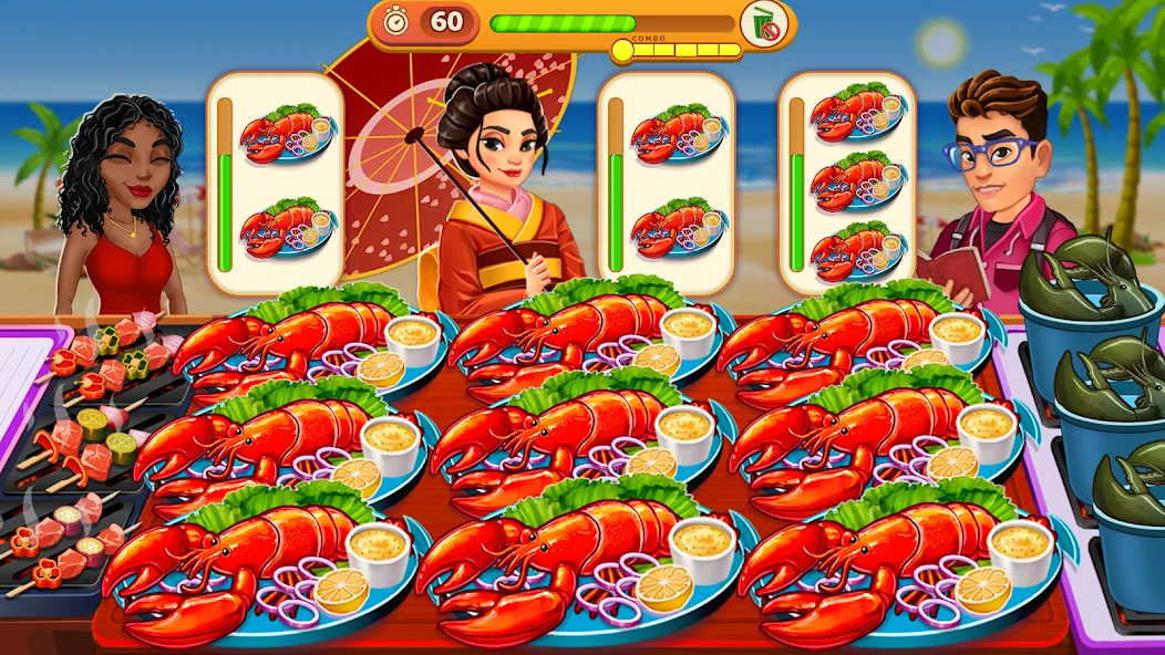 Скачать Cooking Max: Restaurant Games (Кукинг Макс) взлом на бесконечные деньги + мод меню screen 2