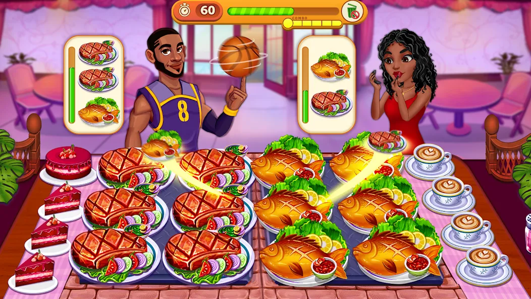 Скачать Cooking Max: Restaurant Games (Кукинг Макс) взлом на бесконечные деньги + мод меню screen 5