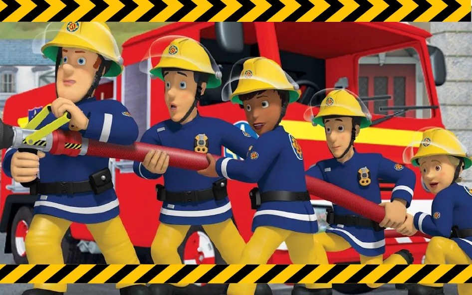 Скачать Fireman sam Truck rescue (Пожарный Сэм и спасение на грузовике) взлом на бесконечные деньги + мод меню screen 1