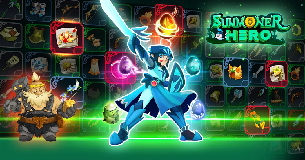 Скачать Summoner Hero: Epic Battle взлом на бесконечные деньги + мод меню screen 2