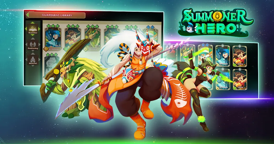 Скачать Summoner Hero: Epic Battle взлом на бесконечные деньги + мод меню screen 4