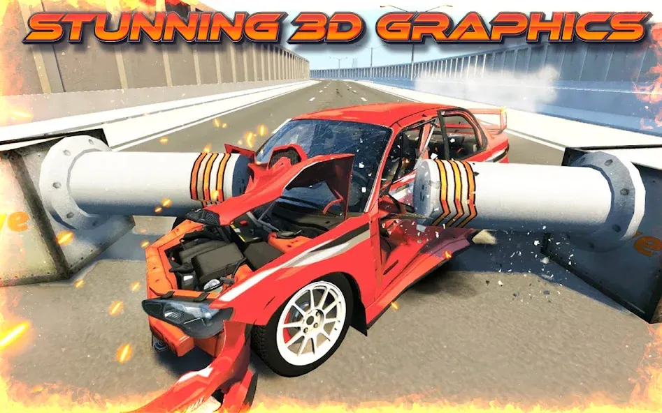 Скачать Highway Crash Car Race взлом на бесконечные деньги + мод меню screen 2