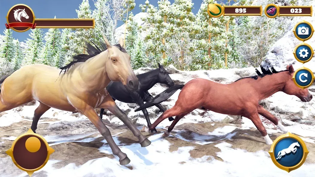 Скачать Virtual Horse Family Simulator взлом на бесконечные деньги + мод меню screen 3