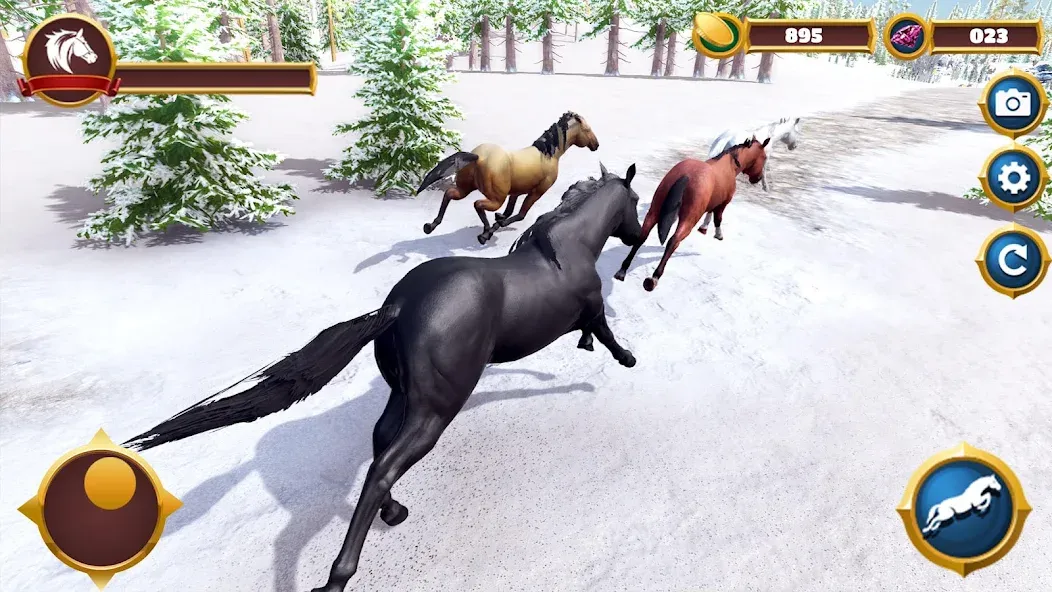 Скачать Virtual Horse Family Simulator взлом на бесконечные деньги + мод меню screen 4