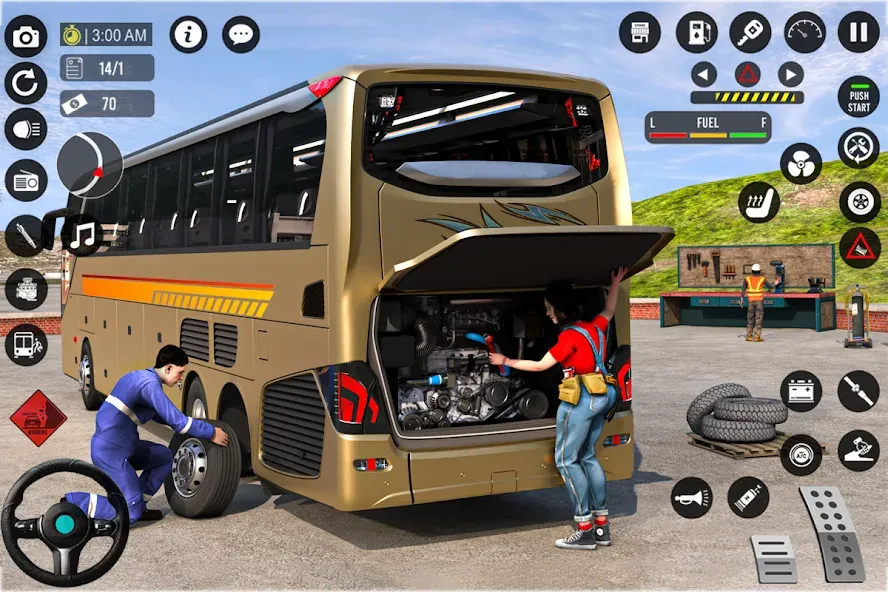 Скачать Bus Simulator 3D: Bus Games (Бус Симулятор 3Д) взлом на бесконечные деньги + мод меню screen 5