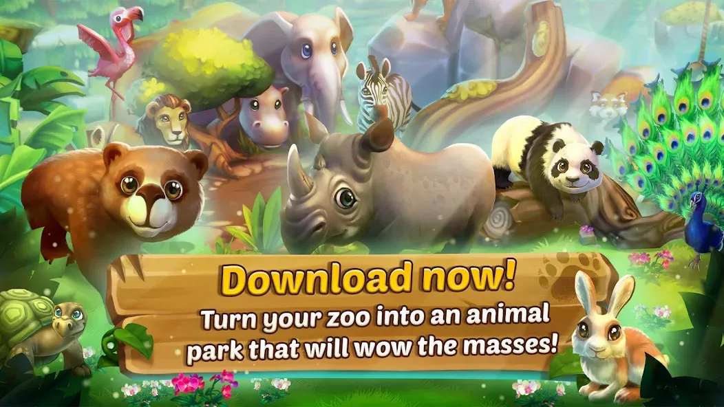 Скачать Zoo 2: Animal Park (Зу 2) взлом на бесконечные деньги + мод меню screen 4