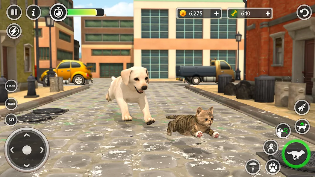 Скачать Dog Simulator Pet Dog Games 3D взлом на бесконечные деньги + мод меню screen 4