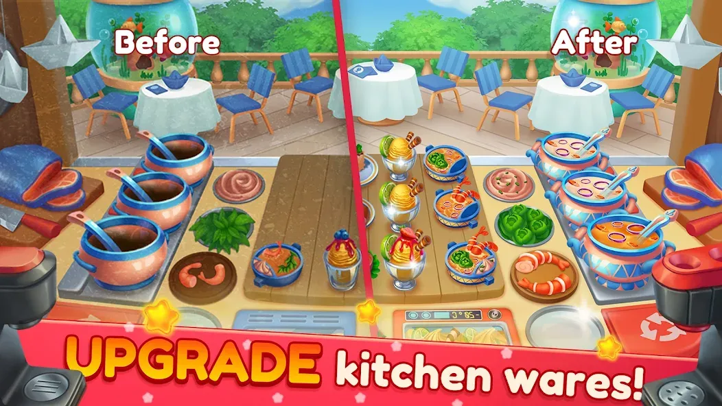 Скачать Cooking Artist: Kitchen Game (Кукинг Артист) взлом на бесконечные деньги + мод меню screen 2