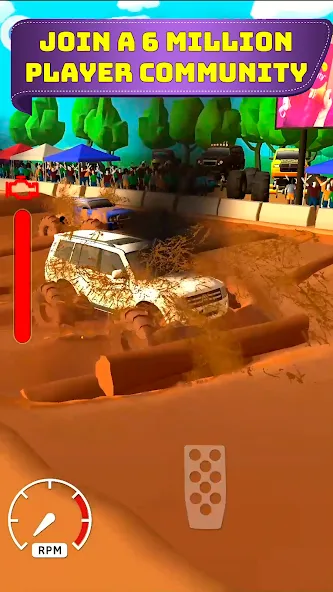 Скачать Mud Racing: 4х4 Off-Road (Мад Рейсинг) взлом на бесконечные деньги + мод меню screen 3