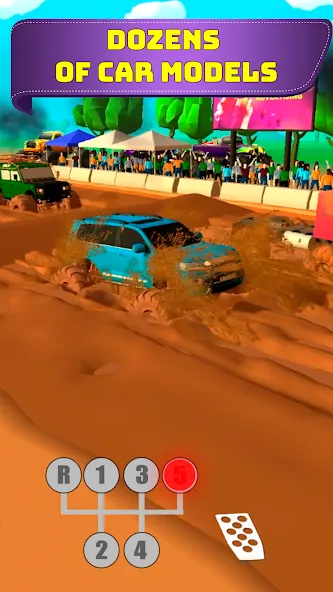 Скачать Mud Racing: 4х4 Off-Road (Мад Рейсинг) взлом на бесконечные деньги + мод меню screen 4