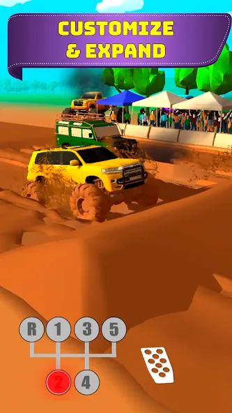 Скачать Mud Racing: 4х4 Off-Road (Мад Рейсинг) взлом на бесконечные деньги + мод меню screen 5