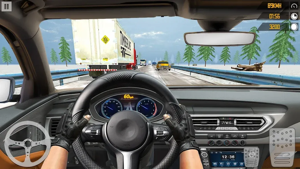 Скачать VR Traffic Racing In Car Drive (ВР Трафик Гонки на Автомобиле Вождения) взлом на бесконечные деньги + мод меню screen 5