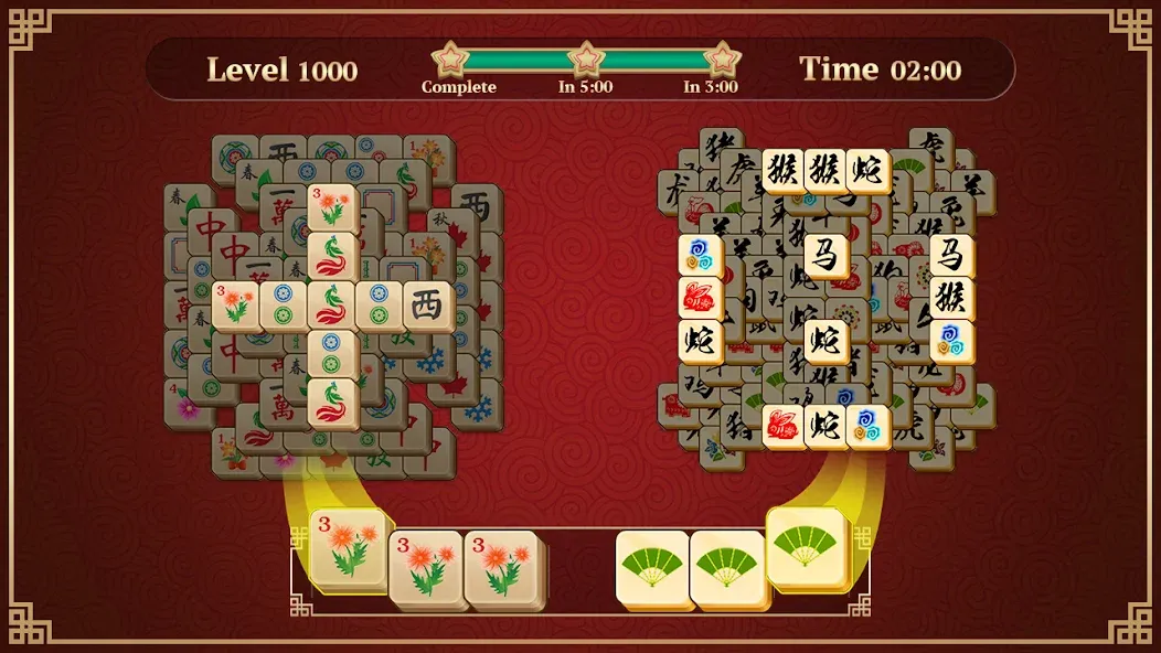 Скачать Mahjong Solitaire: 3 Tiles (Маджонг Классик) взлом на бесконечные деньги + мод меню screen 3