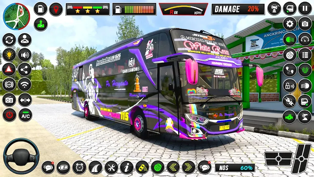 Скачать Euro Bus Simulator — Bus Games взлом на бесконечные деньги + мод меню screen 1