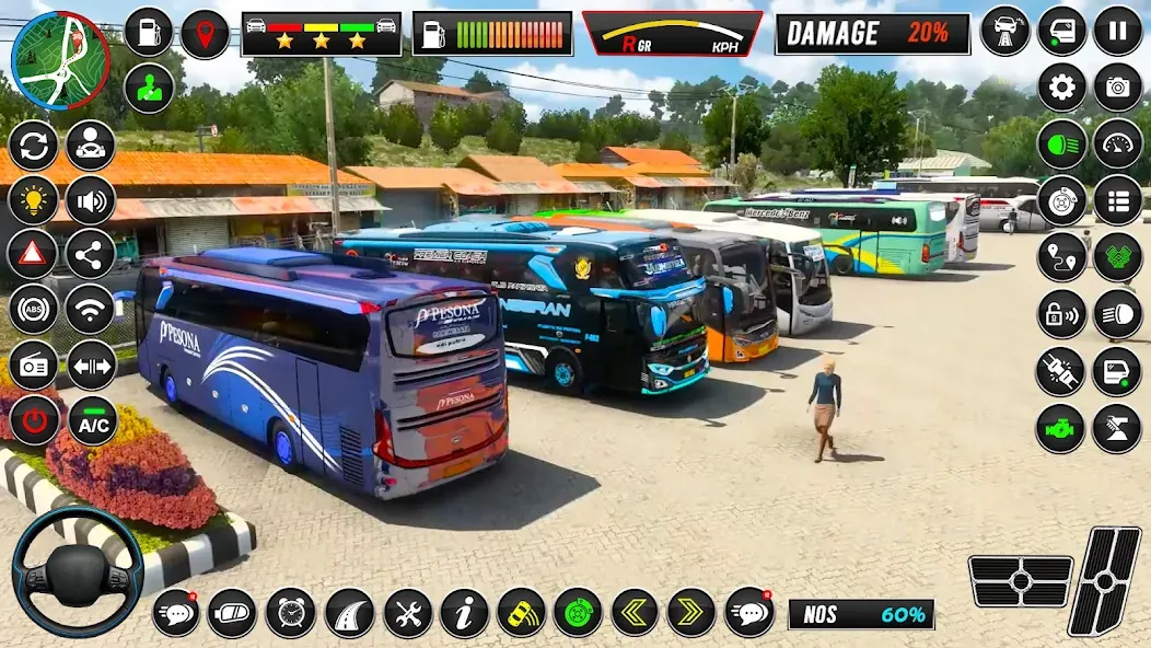 Скачать Euro Bus Simulator — Bus Games взлом на бесконечные деньги + мод меню screen 3