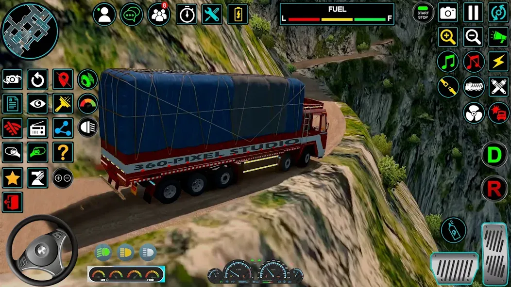 Скачать Indian Truck Offroad Cargo Sim (Индийский грузовик   ) взлом на бесконечные деньги + мод меню screen 5