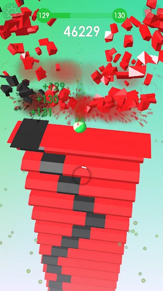 Скачать Ball: Blast colorful bricks 3d взлом на бесконечные деньги + мод меню screen 2