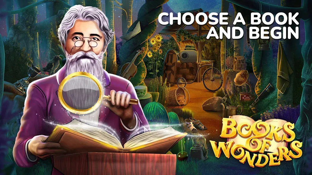 Скачать Books of Wonder Hidden Objects взлом на бесконечные деньги + мод меню screen 1