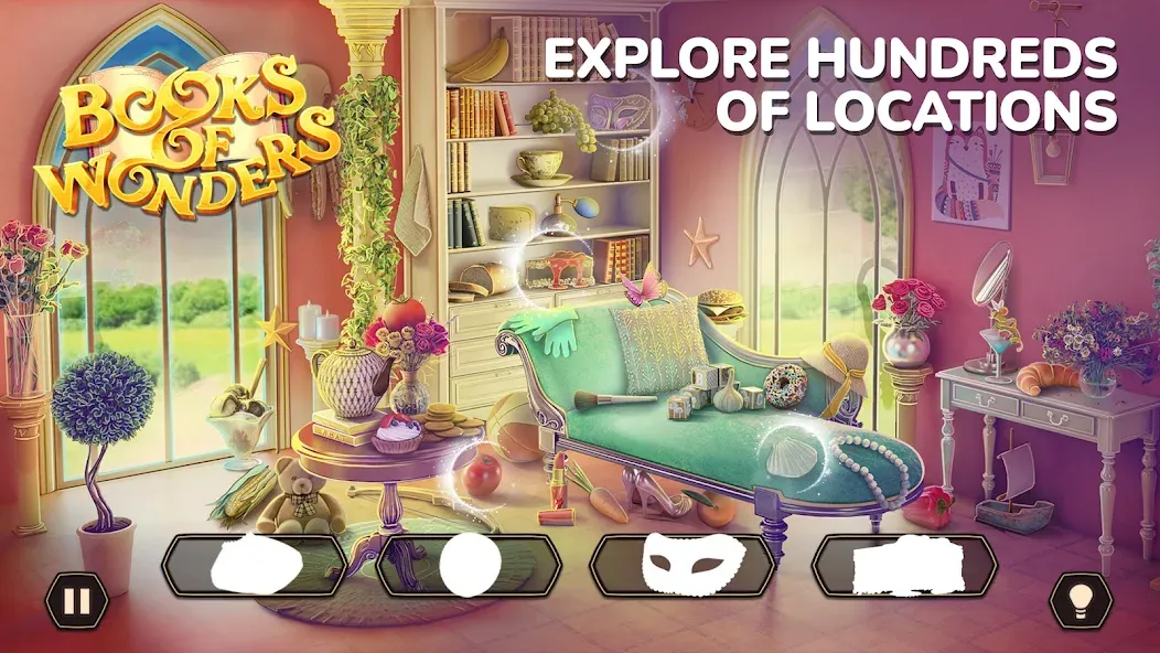 Скачать Books of Wonder Hidden Objects взлом на бесконечные деньги + мод меню screen 3