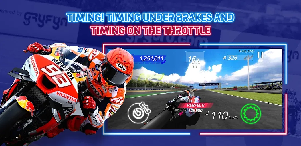 Скачать MotoGP Racing '23 взлом на бесконечные деньги + мод меню screen 2