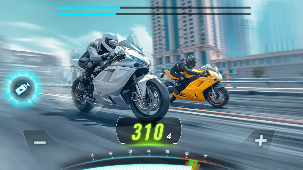 Скачать Motor Bike: Xtreme Races взлом на бесконечные деньги + мод меню screen 3